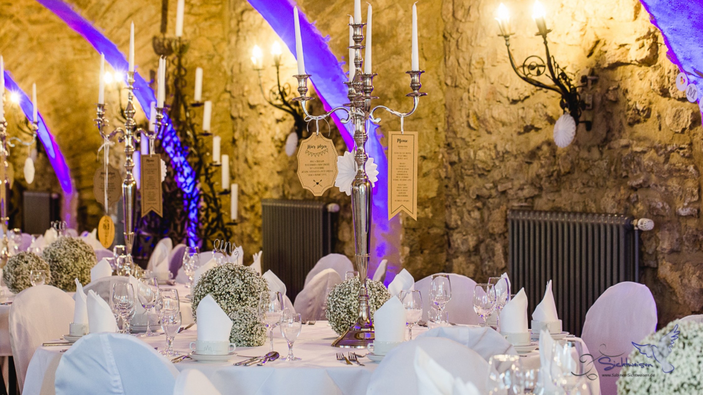 Hochzeit Wandbeleuchtung